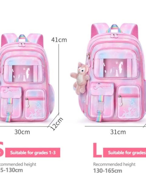 Sac à dos scolaire — Rose