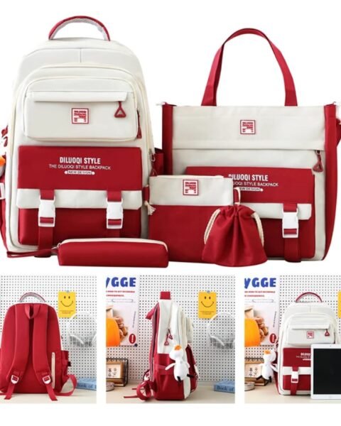 Sac à dos — Rouge et blanc
