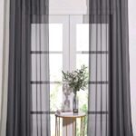 Voilages à œillets — Gris