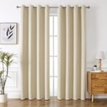 Rideaux à œillets — Beige